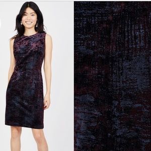 T Tahari Velvet Burnout Dress
